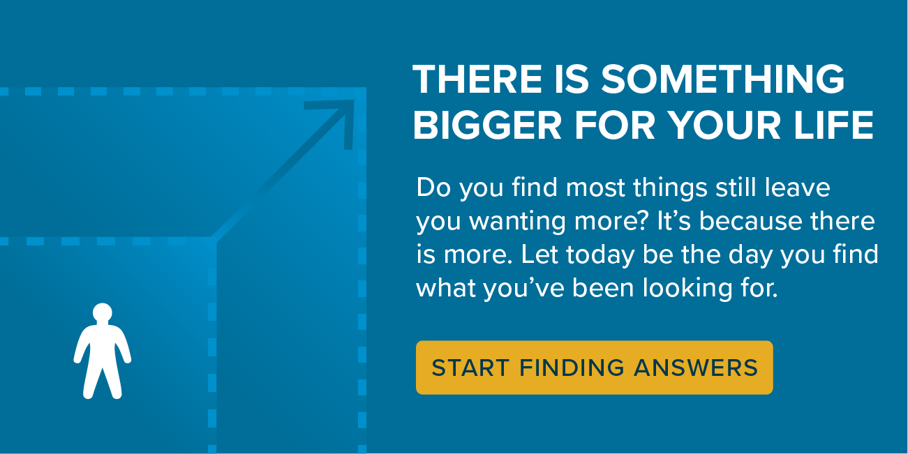 Start Finding Answers. Find God Today. Start Finding Answers. Find God Today.