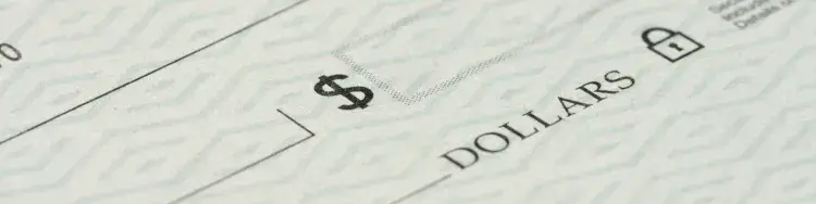 un cheque en blanco